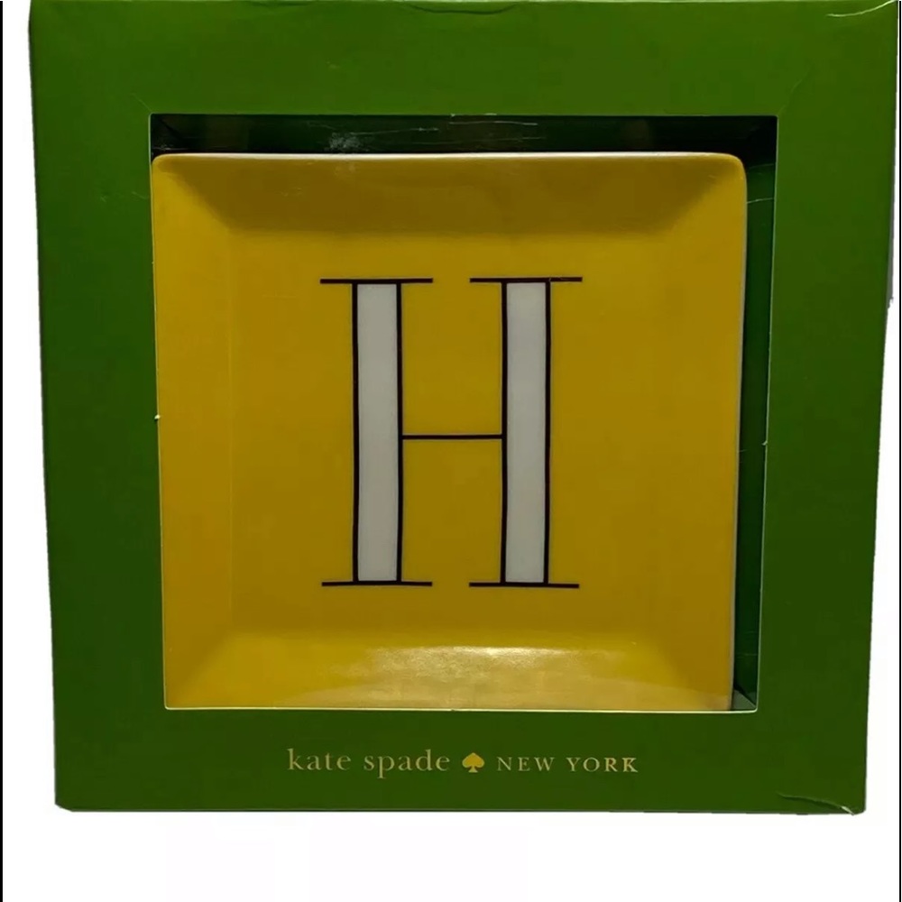 Kate Spade  H Catch-All Jewelry Dish Trinket Tray